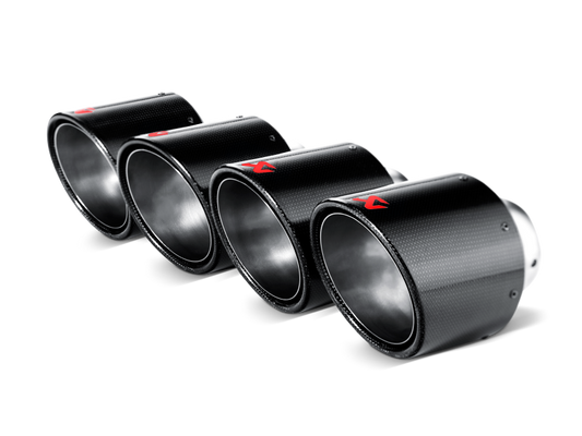 Akrapovic 06-13 Chevrolet Corvette ZO6/ZR1 (C6) Tail Pipe Set (Carbon 125 mm)