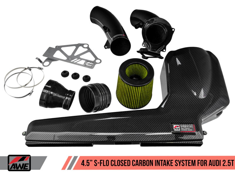 AWE Tuning Audi RS3 / TT RS S-FLO Closed Carbon Fiber Intake