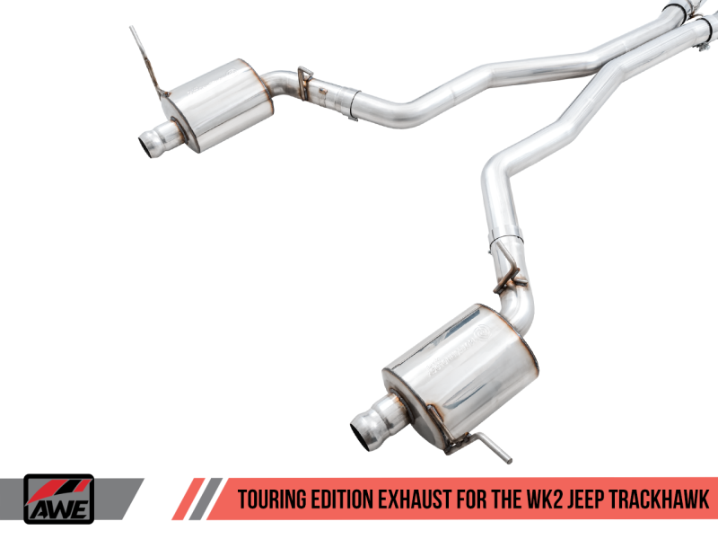 AWE Tuning 2020 Jeep Grand Cherokee SRT/Trackhawk Touring Edition Exhaust - Use w/Stock Tips