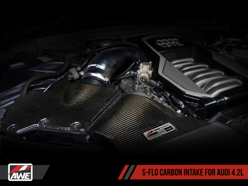 AWE Tuning B8 S5 4.2L S-FLO Carbon Intake